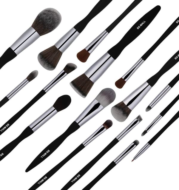 BS07 - BS-MALL 14 st. eksklusive Makeup / makeup børster af bedste kvalitet