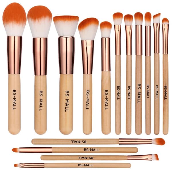 BS11 - BS-MALL 15 st. eksklusive Makeup / makeup børster af bedste kvalitet