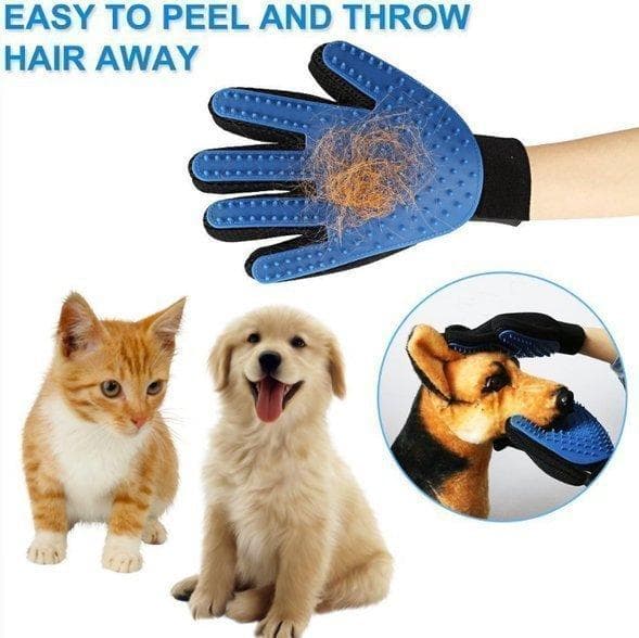 True Touch - Borsthandske - Hund - Katt Höger hand - Rosa