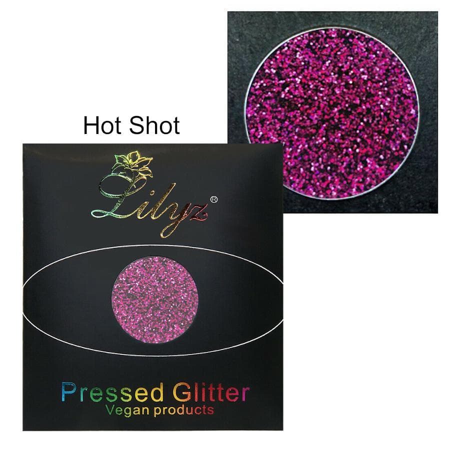 Lilyz Pressed VEGAN Glitter-HOT SHOT