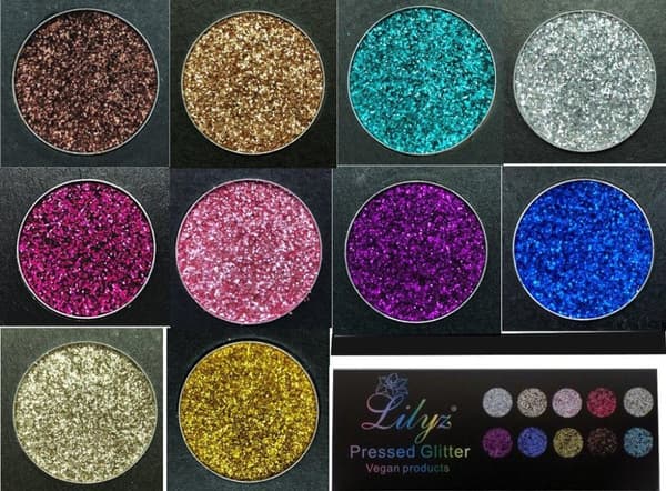 Lilyz Pressed VEGAN Glitter-Love Chocolate