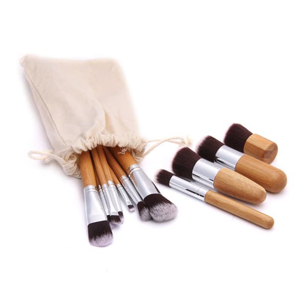 Eleganta Mjuka 11-Set Sminkborstar