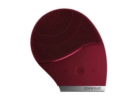 Concept SK9001, Massageborste, Burgundisk, Universal, Silikon, IPX7, Batteri