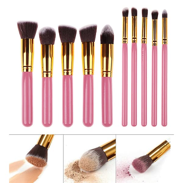 10x Professional Makeup Brushes