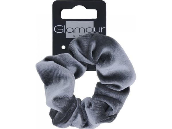 Glamor GLAMOR_ Gray velvet hair wrap