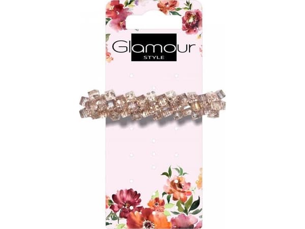 Glamour GLAMOR_Automatisk hårspenne med krystaller