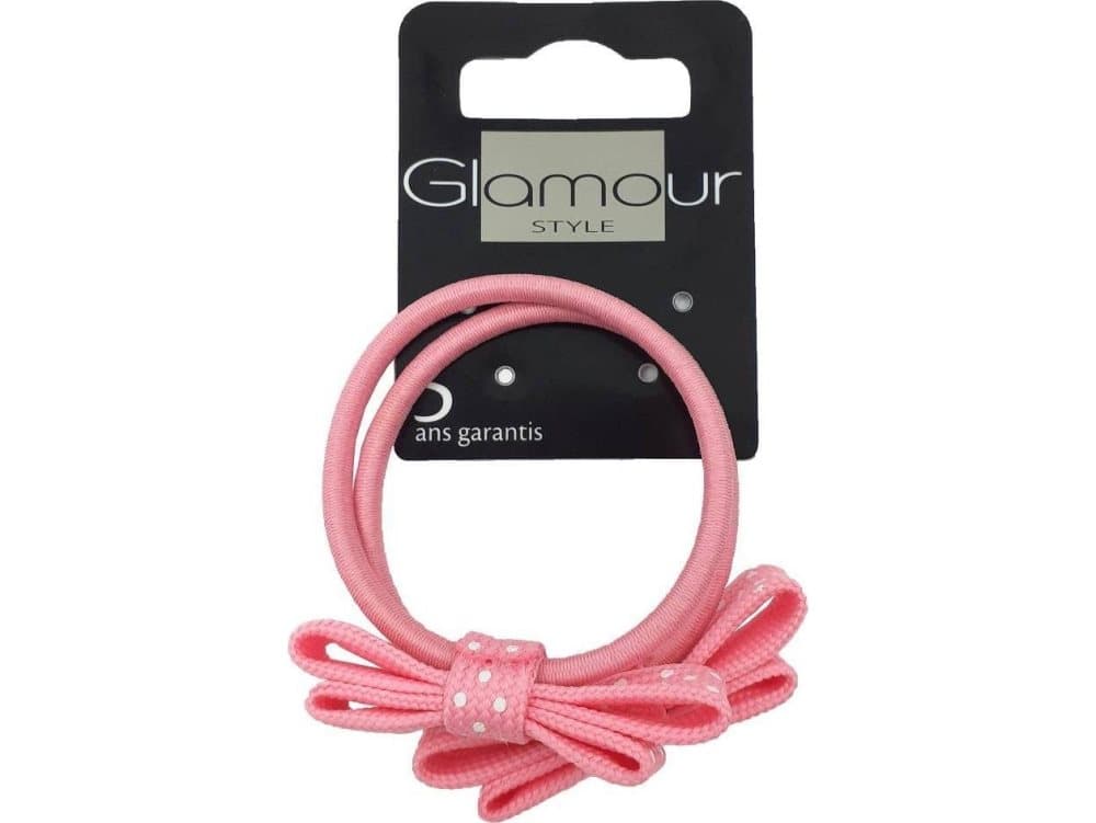 Glamor GLAMOR_ Red hair elastic with a bow