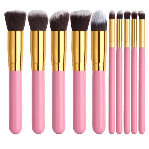 10-Pack - Sminkborstar Set - Smink Borstar