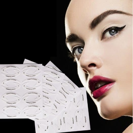 INF Maler for eyeliner / øyenskygge 4 ark
