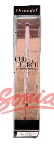 DONEGAL DUO BRUSHI brush for applying shadow 2in1 (4207) 1 piece