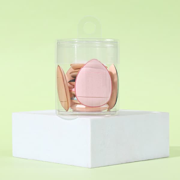 INF Finger Puff Makeup Svamper 10-pakning Rosa