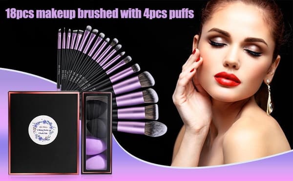 BS25 - BS-MALL 11 st. eksklusive Makeup / makeup børster af bedste kvalitet