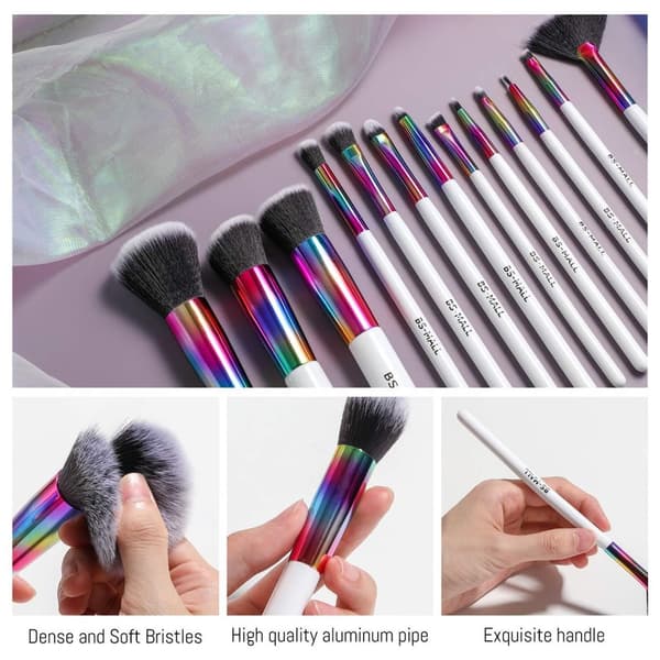 BS27 - BS-MALL 18 st. eksklusive Makeup / makeup børster av beste kvalitet