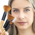 Miniatyrbillede 6 af 10: InnovaGoods Miset make-up børster i træ x5