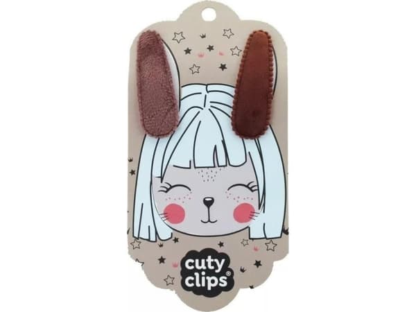 TY Hårspännen Snails Cuty Clips-Bunny Ears No 5