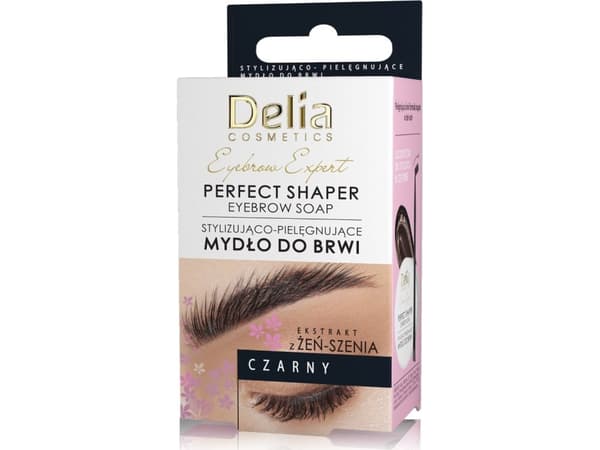 DELIA_Eyebrow Expert Perfect Shaper muotoileva ja hoitava kulmasaippua musta 10ml
