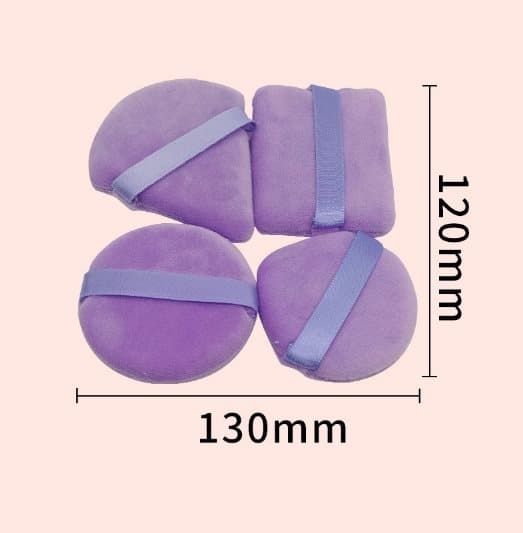 Powder Puffs 4-pack Lila