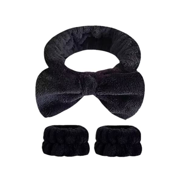 INF 1 Ställ pannband och armband för att tvätta ansiktet