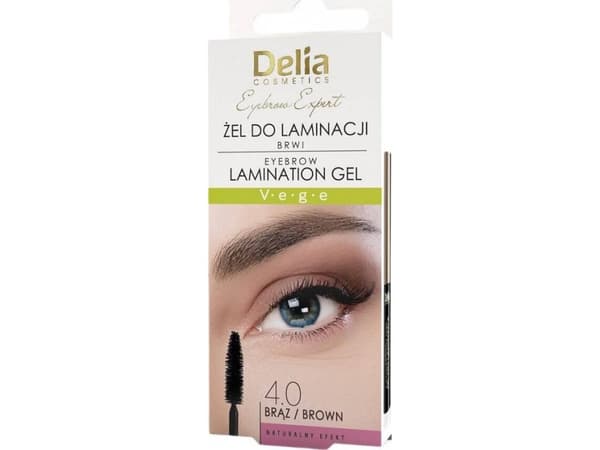 DELIA EYEBROW EXPERT Gel d/eyebrows lamination4.0 brown