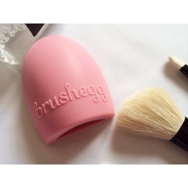 Brush Egg PINK - Rengöringstillbehör för sminkborstar