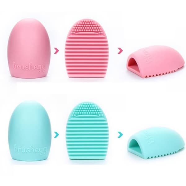 Silikon Brushegg Makeup Brush Wash Cleansing Glove Scrubber Board Cosmetic-Foundation Cleansing Tool