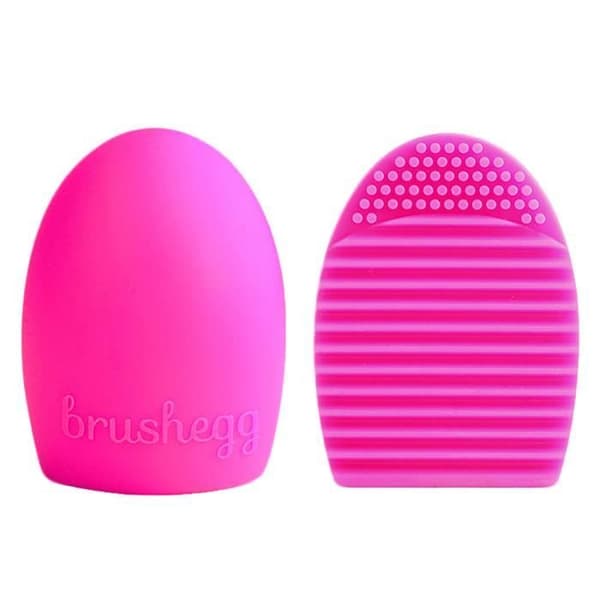 1 PC Mode damägg rengöringshandske tvättborste Scrubber Board Sminkborste - Rose Red