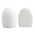 Miniatyrbild 1 av 4: 1 PC Fashion Damägg Rengöringshandske Tvättborste Scrubber Board Sminkborste - Vit