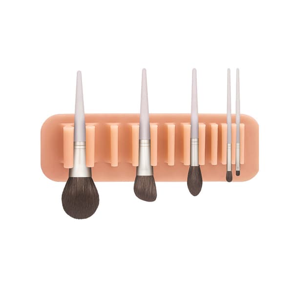 INF Väggmonterad silikon makeup borstehållare