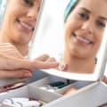 Miniatyrbild 4 av 11: 3-i-1 fällbar LED-spegel med sminkorganisator Panomir InnovaGoods