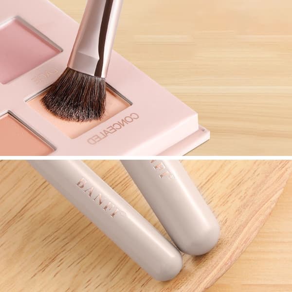 BANFI 7 stk Eyeshadow Foundation Lip Makeup Børste Sæt med æske