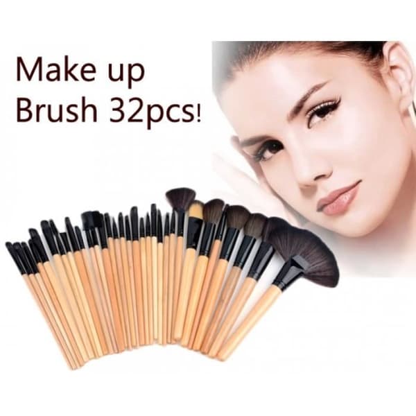 Sminkborste 32 ST Kosmetisk Set Pencil Lip Liner Makeup Kit