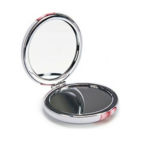 Lommespejl Krystal Plastik 8 x 2,4 x 8 cm (12 enheder)