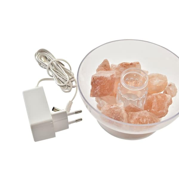 Essential Oljediffuser DKD Home Decor Hvit Rosa Gjennomsiktig 300 ml