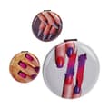 Miniatyrbilde 2 av 3: Lommespeil Krystall Plast 8 x 2,4 x 8 cm (12 enheter)
