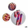 Miniatyrbilde 1 av 3: Lommespeil Krystall Plast 8 x 2,4 x 8 cm (12 enheter)