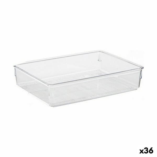 Flerfunktionell förvaring CH99113-1 Transparent Plast 24 x 5,5 x 15,8 cm Flera användningsområden (36 antal)