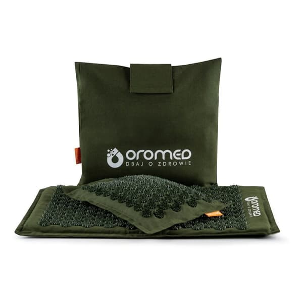 Vadderad Akupressurmatta Oromed ORO-HEALTH Grön 43 x 67 cm
