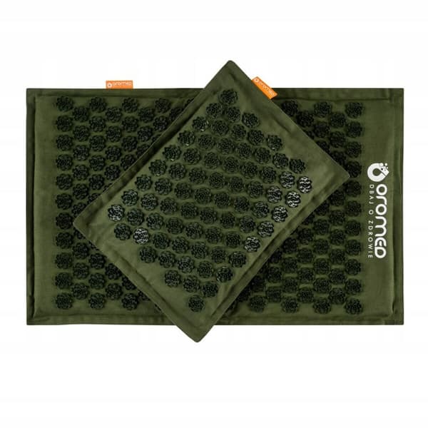 Vadderad Akupressurmatta Oromed ORO-HEALTH Grön 43 x 67 cm
