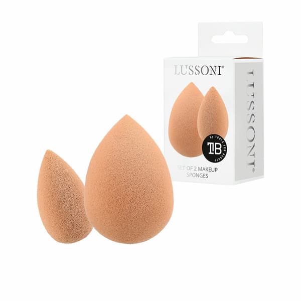 Sminksvamp Lussoni Esponjas Lote Beige 2 Delar (2 antal)