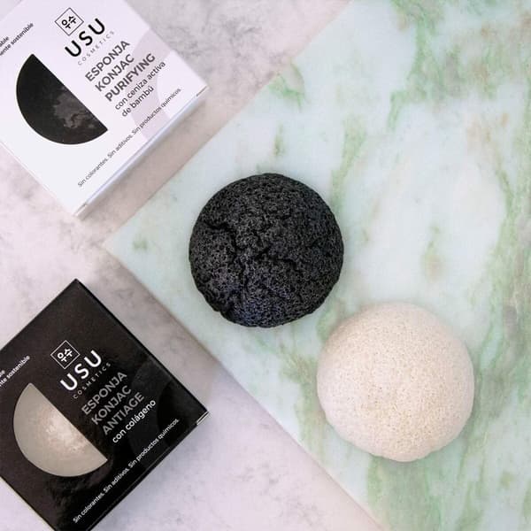 Ansiktssvamp USU Cosmetics Konjac Fuktighetsgiver Kollagen (1 enheter)