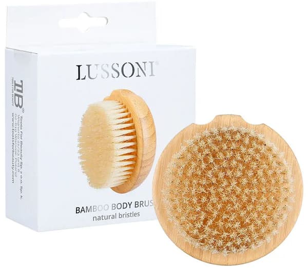 Cleansing and Exfoliating Brush Lussoni Bamboo Circular