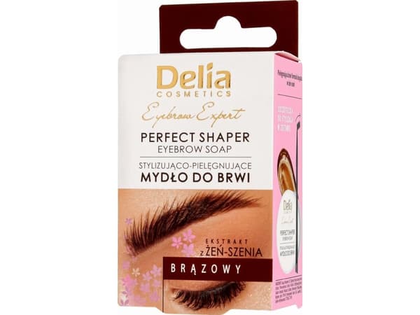 Delia Delia Cosmetics Eyebrow Expert Styling and Care Øyenbrynsåpe - brun 10ml
