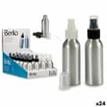 Miniatyrbillede 1 af 3: Sprayflaske Berilo CH9979-2 Hvid Sort Gennemsigtig Sølvfarvet Aluminium polypropylen 100 ml (24 enheder)