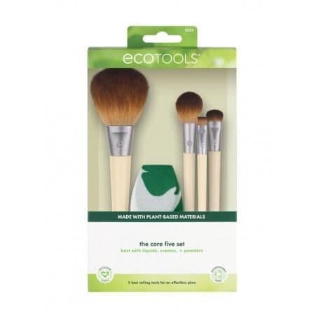 ECOTOOLS KÄRNA FEM SET MED 4 BORSTAR + 1 SVAMP