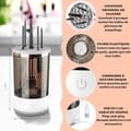 Miniatyrbild 2 av 4: INN Ultrasonic Cleaner 9x16cm 500mah 7000rpm USB-laddning Elektrisk sminkborstrengöring för tvätt och torkning