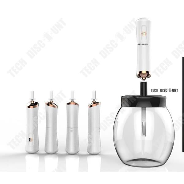 TD® Hög precision elektrisk makeup borste renare mångsidig billig automatisk torr borste snabb makeup roterande