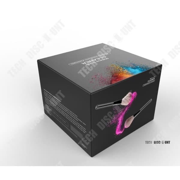 TD® Hög precision elektrisk makeup borste renare mångsidig billig automatisk torr borste snabb makeup roterande