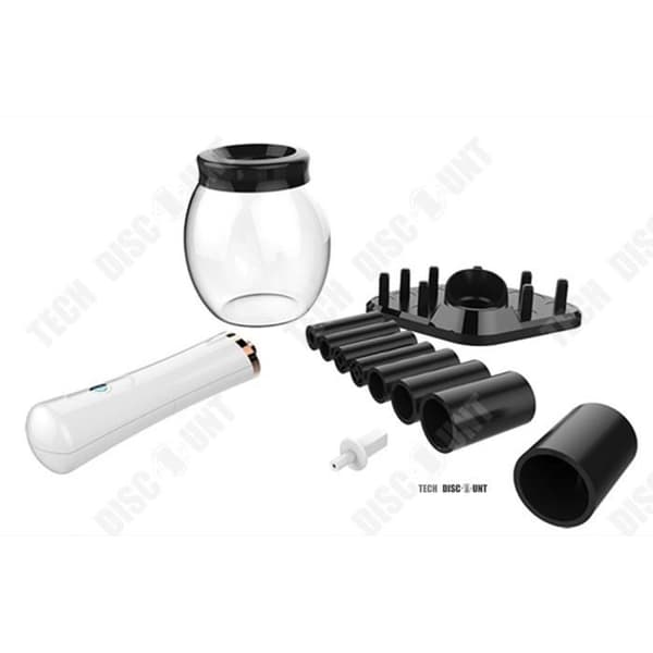 TD® Hög precision elektrisk makeup borste renare mångsidig billig automatisk torr borste snabb makeup roterande