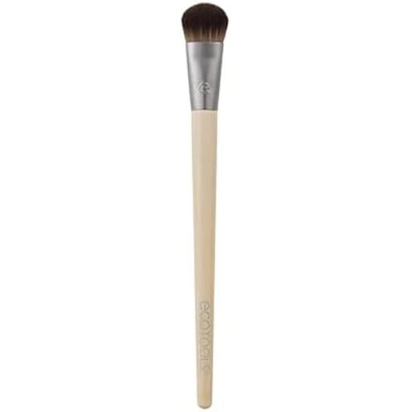 EcoTools Precisionsconcealer Makeup Brush, För att dölja under ögonen och imperfektioner, Skulptera huden, Fungerar med vätska och kräm