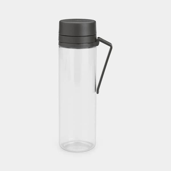 MAKE &amp; TAKE VATTENFLASKA MED FILTER 0.5LT MÖRKHÄNG GRÅ BRABANTIA